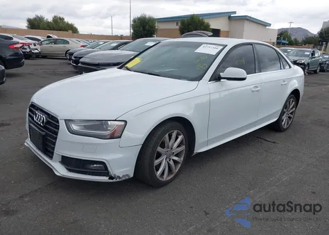 2014 Audi A4 2.0T Premium from USA, damaged, VIN WAUAFAFLXEN036943
